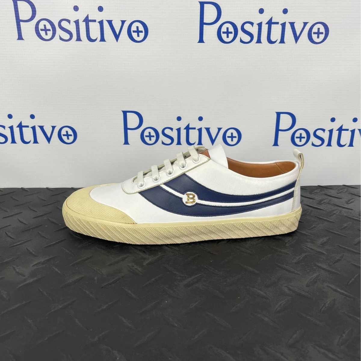 Mens white 2025 bally shoes