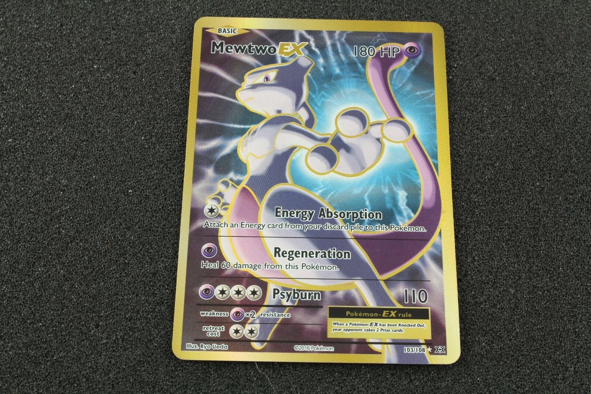 Pokemon Card Mewtwo Ex 103/108 Evolutions NM - Mint | eBay