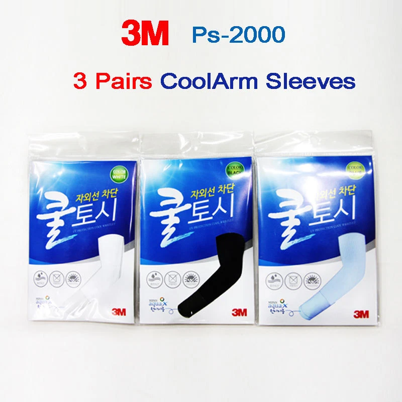 3 Pairs 3M Cool Arm Sleeves UV Protection Outdoor Spotrs 6 color PS2000
Opens in a new window or tab