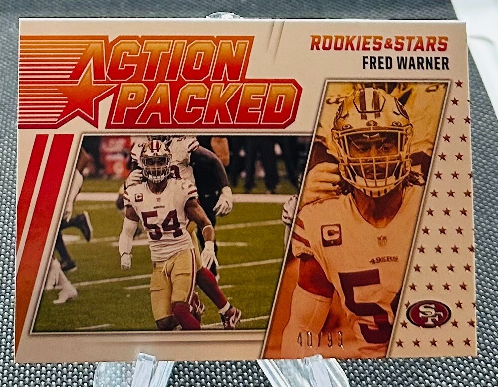 2021 Panini Rookies & Stars R&S Action Packed Red Fred Warner #AP-13 #'d 40/99