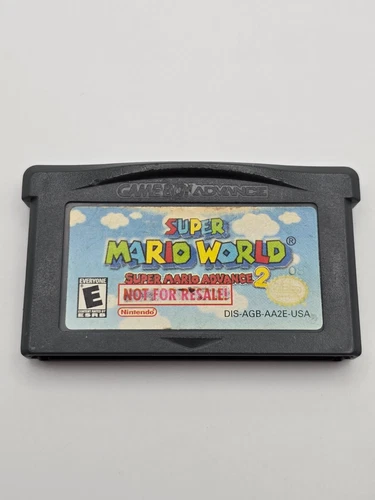 Super Mario World Super Mario Advance 2 (GBA, 2002) Tested Not For Resale