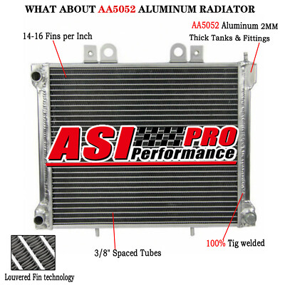 Aluminum Radiator For 2002-2005 POLARIS SPORTSMAN 600 700 TWIN 1240534/1240103