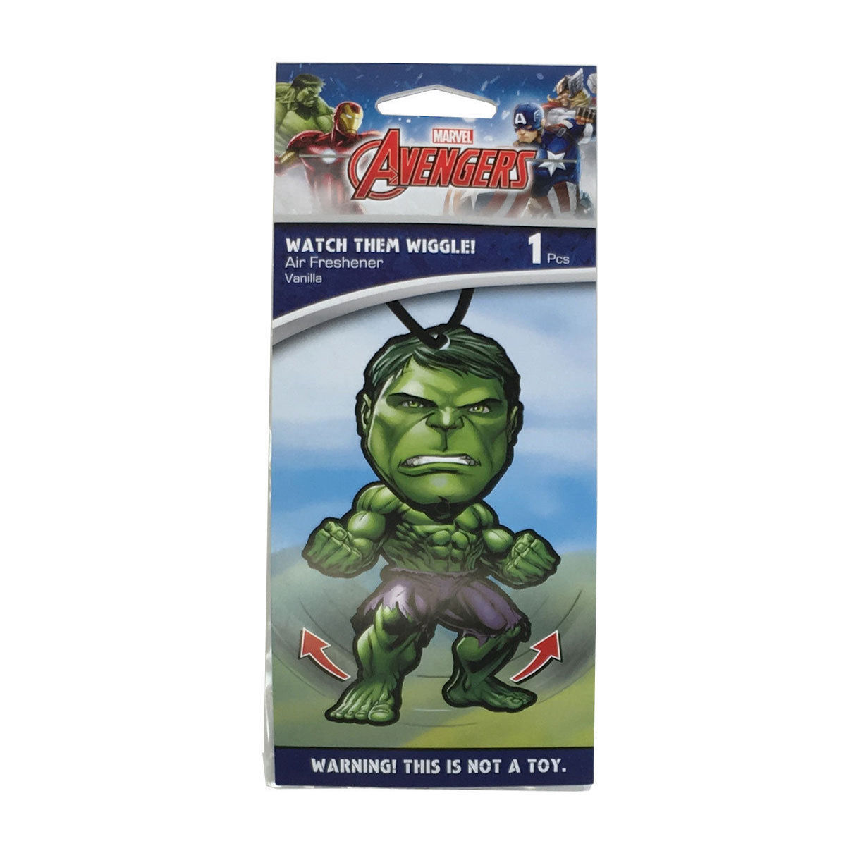 Marvel Hulk Car Accessories - Hulk Air Freshener Wiggler (1 Piece