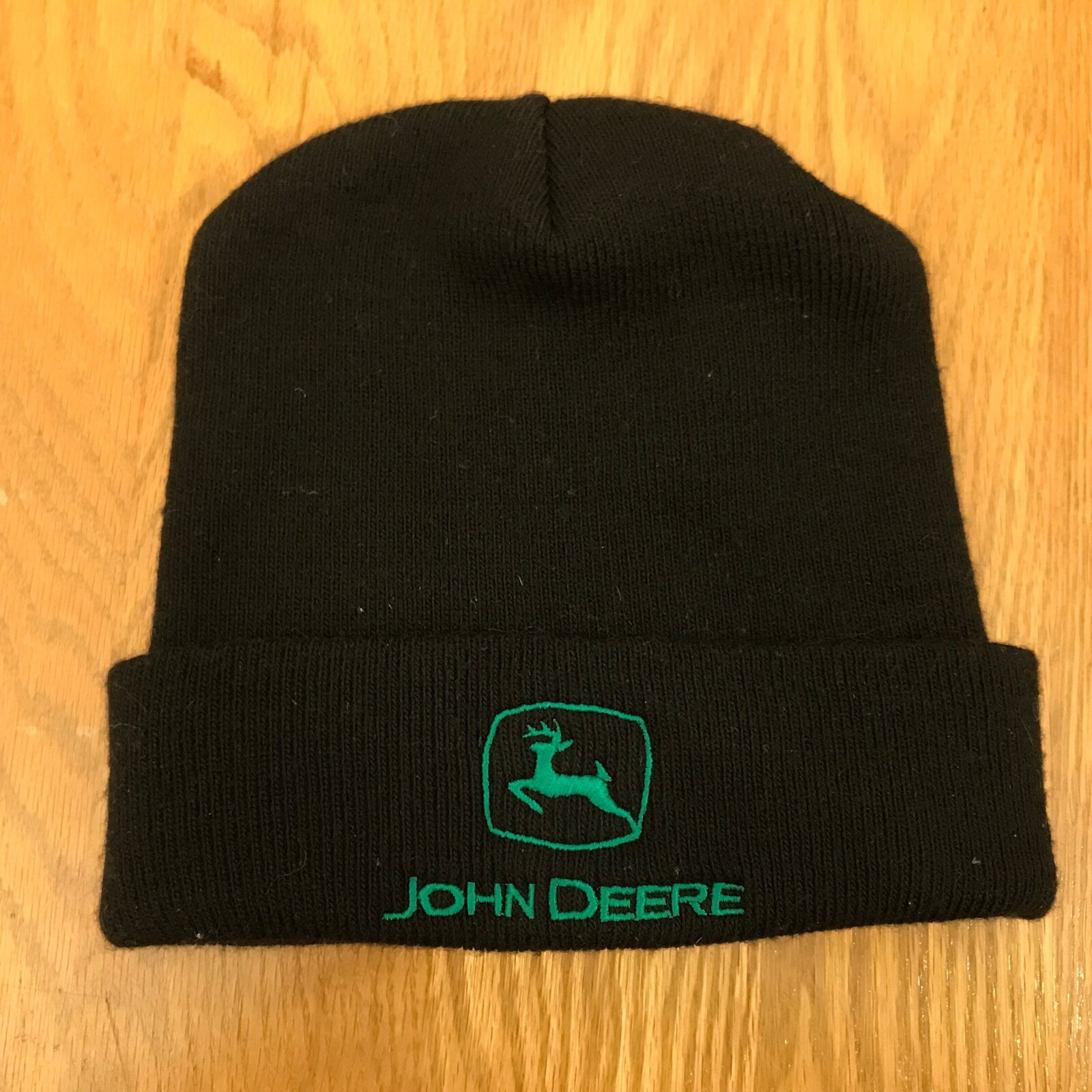 Купить John Deere Logo Black Knit Hat 