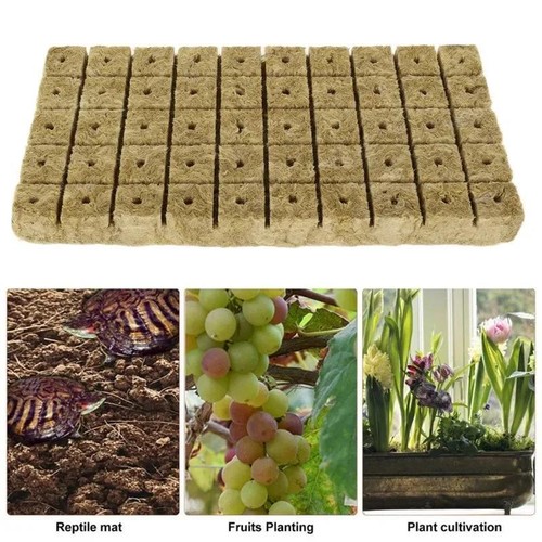 Rock Wool Grow Cubes Seed Starter Plugs Hydroponic Planting Blocks Kit - Picture 8 of 26