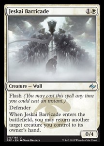 Jeskai Barricade x4 - Fate Reforged - NM-Mint, English - Fate Reforged