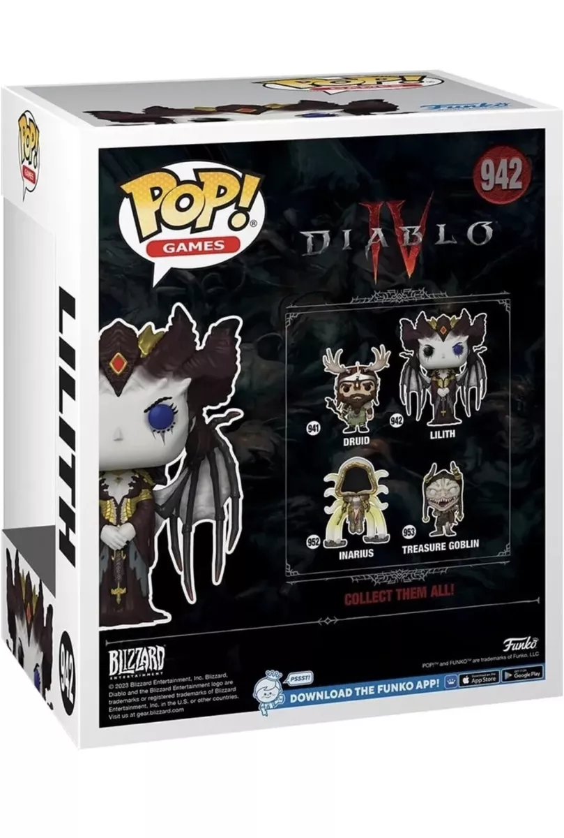 Funko Pop Games Diablo IV Lilith 942 GITD Amazon Exclusive 6