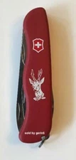 Victorinox Swiss Army Knife, Hunter Lockblade, Red Deer Victorinox 0.8573-X1 NIB
