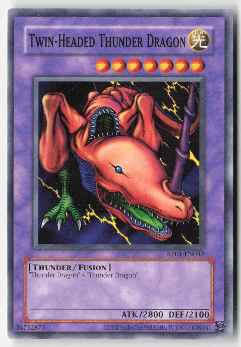 Twin-Headed Thunder Dragon RP01-EN042 Retro Pack for sale | eBay