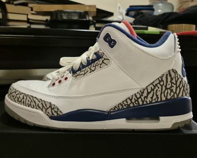 Jordan Air Jordan 3 Retro OG True Blue 2016 854262-106 Mid Top w/ Box