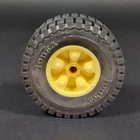 Mighty Tonka Road Grader Tire Wheel Yellow 2510 1960's