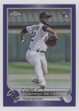 2022 Topps Chrome Update Purple Refractor Anderson Severino #USC22 00ma