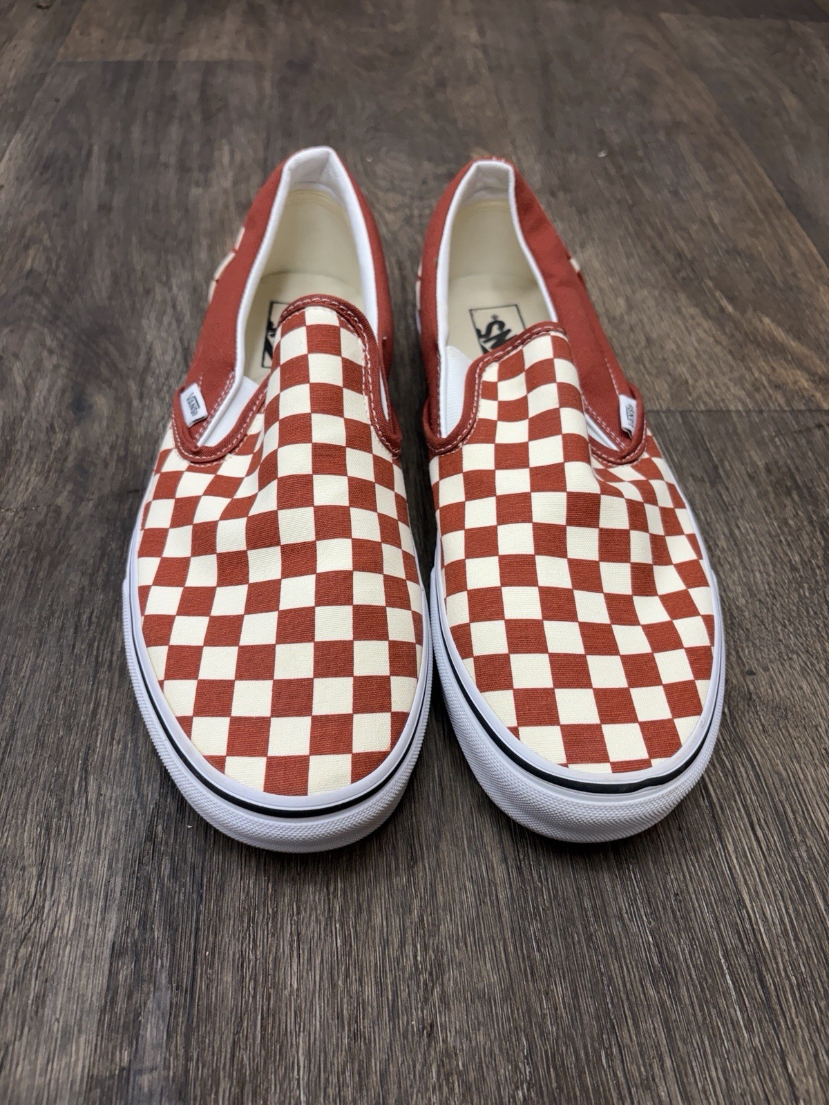Size 11 - VANS Classic Slip-On Checkerboard Picnt/Trwht VN0A4U38WS2