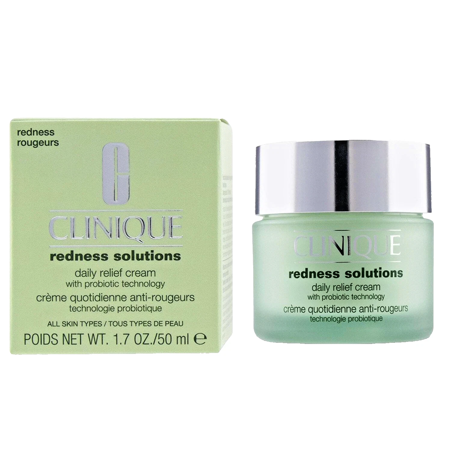 Clinique Redness Solutions Daily Relief Cream / Microbiome Technology 1.7oz NEW
Opens in a new windo