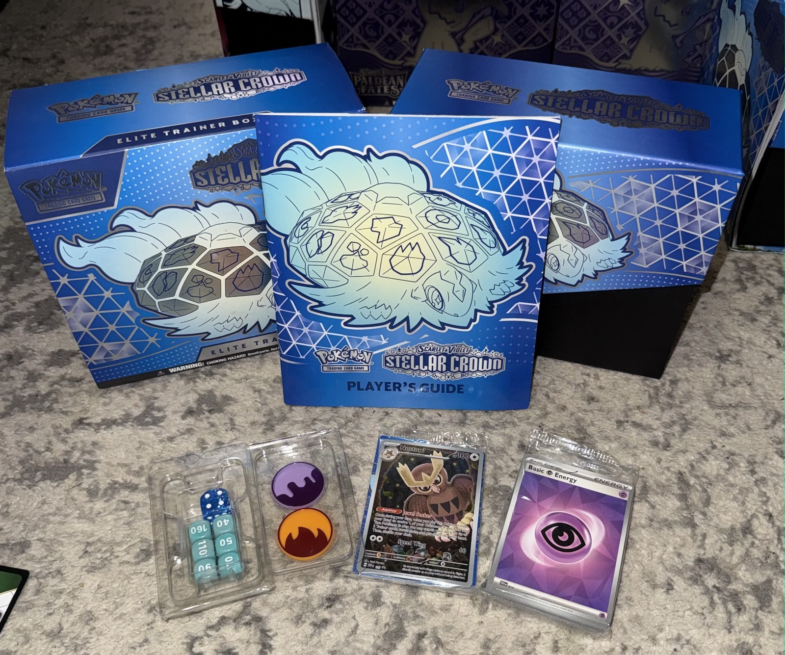 Pokemon TCG Elite Trainer Box ETB Opened w/ Accessories & Promo - NO PACKS