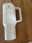 EUC!  Stanley Quencher H2.0 Tumbler 40oz White Insulated Mug Handle Pre-Owned — photo 4