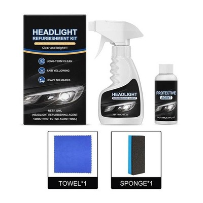 Q4 Headlight Restoration,Fullofcarts Headlight Cleaner,Headlight Restoration Kit