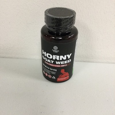 Natures Craft Horny Goat Weed for Men Extra Strength Male Supplement 60 Capsules