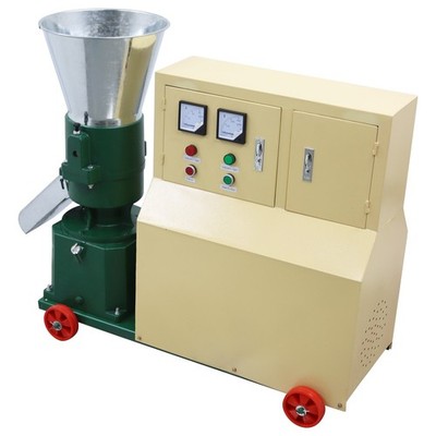 Animals Feed Pellet Mill Machine 220V 4mm Feed Granulator 2 Head Press Roller