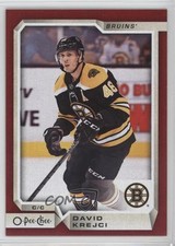 2018-19 O-Pee-Chee Red Blank Back David Krejci #265 0c3