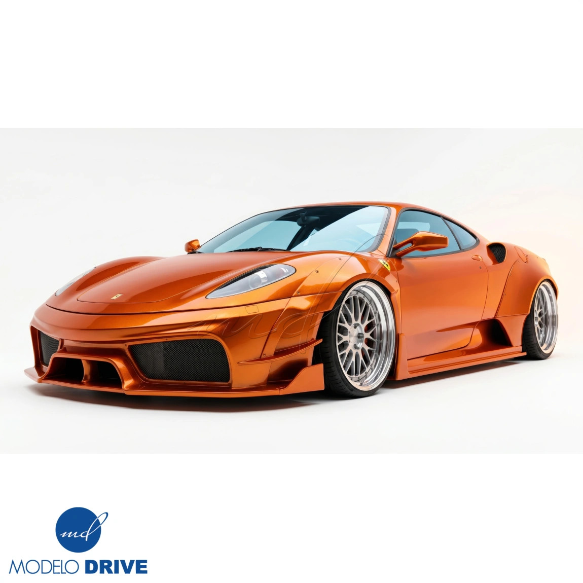 ModeloDrive FRP HOM Wide Body Fenders (front) F for 430 Ferrari 05-09 modelodri