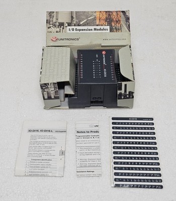UNITRONICS IO-DI16 16 Inputs 24VDC I/O Erweiterungsmodul (Neu OVP)