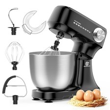 Stand Mixer for Baking Food Cake with Bowl Dough Hook Whisk Stainless Steel 5L