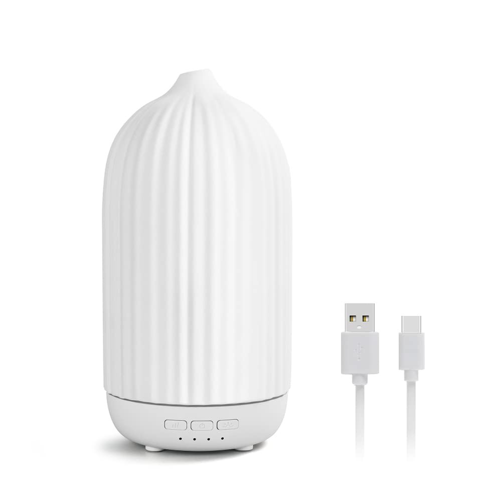 Large Room 100ML Ceramic Essential Oil Diffuser for Aromatherapy