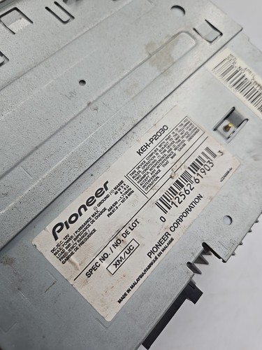 Pioneer Radio Cassette 40wx4 Xm Ready Part No. KEH-P2030 - Picture 12 of 14