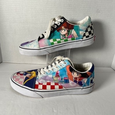 Vans x Sailor Moon Old Skool Patchwork Sneakers Multi Men 7.5 Women 9