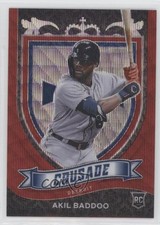 2021 Panini Chronicles Crusade Ruby Wave Prizm 186/199 Akil Baddoo #14 2qw