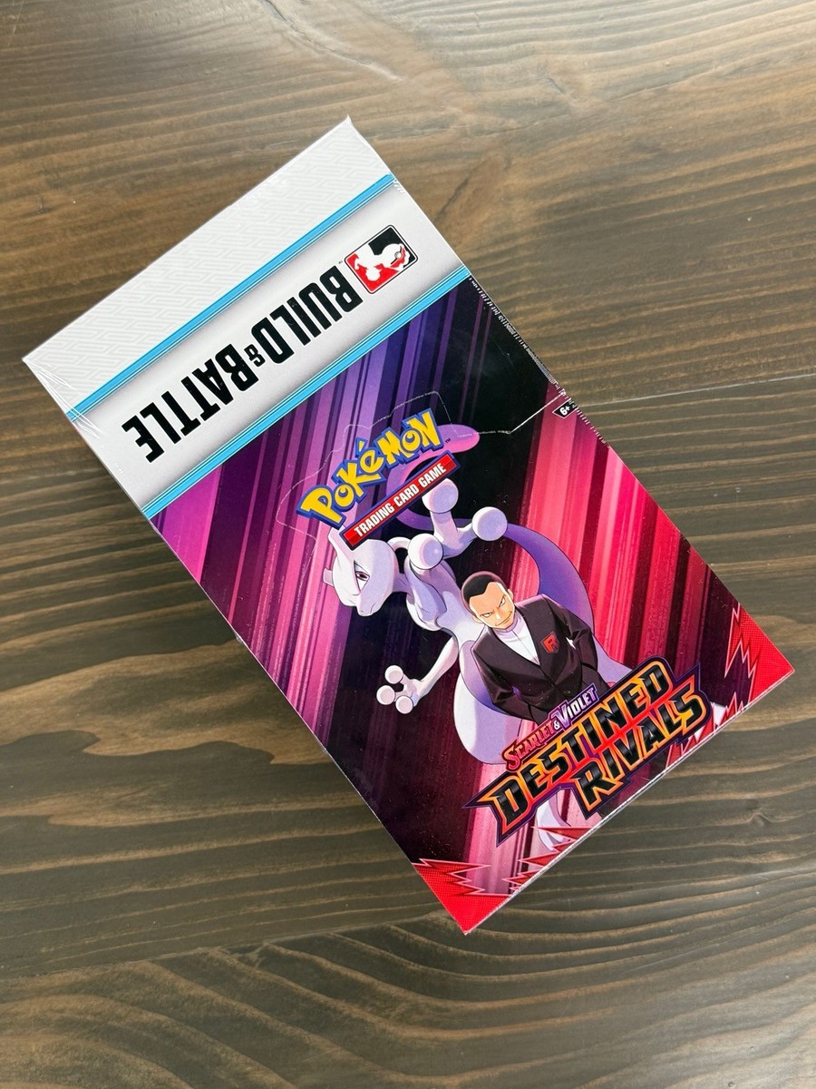Pokemon Destined Rivals (SV10) BUILD AND BATTLE SEALED DISPLAY BOX OF 10!