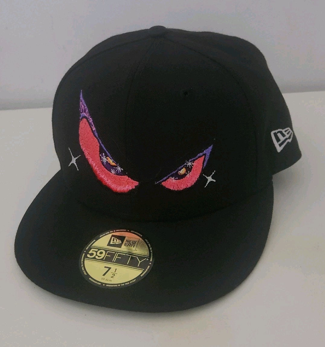 FW21 Supreme Eyes New Era Hat 7 1/2 Black Cap Embroidered