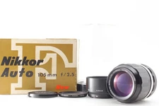 [Top MINT w/ Hood in Box] Nikon New Nikkor-P 105mm f/2.5 Non Ai Lens From JAPAN
