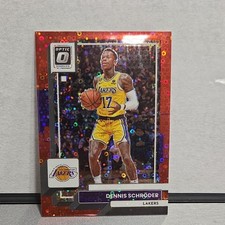 #34/75!SEE VIDEO!! 2022-23 Panini DONRUSS Optic Dennis Schroeder  Red Fast Break