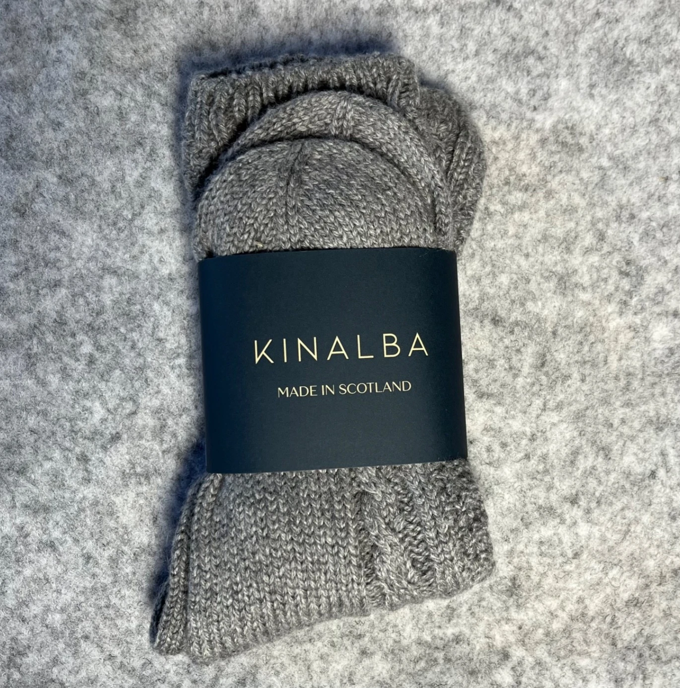 Kinalba 100% Cashmere Socks Made in Scotland Luxury Knit Grey Cosy Bed Gift
Opens in a new window or