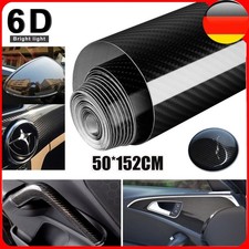 5D Carbon Folie Blasenfrei Autofolie Glanz Matt Schwarz KFZ Klebe Folie 50x152cm