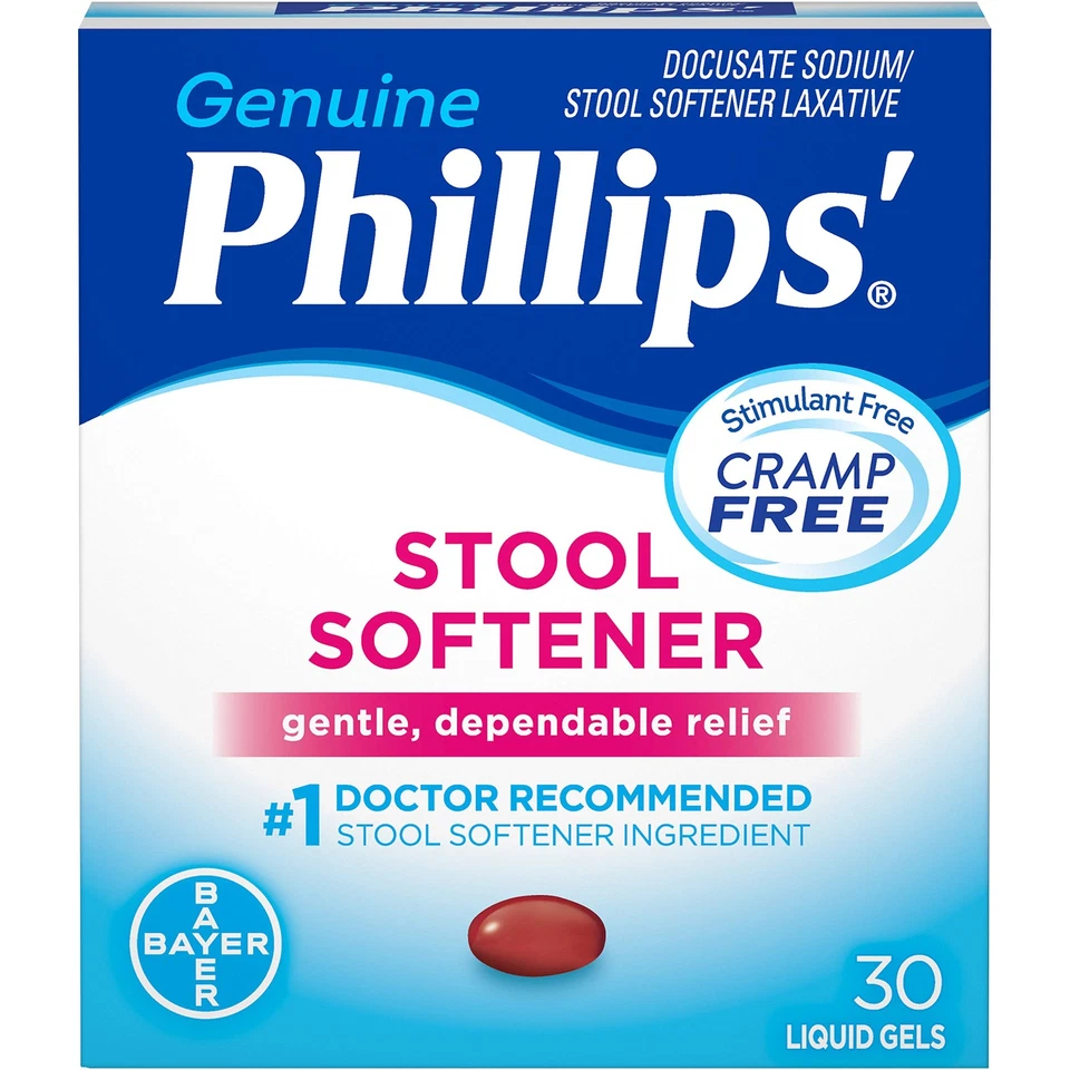 Geles líquidos suavizantes de heces Phillips 90 unidades alivio suave del estreñimiento Foto 2 de 4