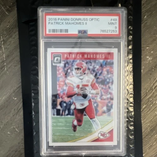 2018 Panini Donruss Optic Patrick Mahomes II #49 PSA 9 Kansas City Chiefs NFL