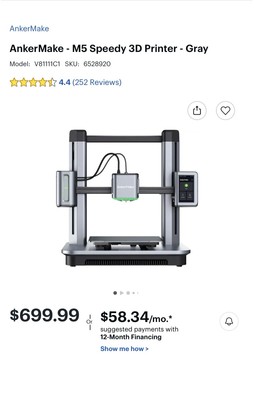 3D Printer AnkerMake - M5 Speedy 3D Printer | eBay