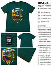 District Saguaro National Park Green Graphic ...