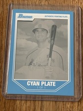 2007 Bowman Draft Picks CYAN PRINTING PLATE Oliver Marmol #BDPP17 CARDINALS 1/1