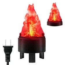 3d Artificial Fake Fire Flames - 110v Led Effect Light Electric Fake Campfire La