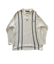 VINTAGE Givenchy Activewear Sweatshirt Mens Size Medium Collared Casual Prep 80s