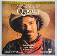 Quigley Down Under 1990 Deluxe Letter-Box Edition Laserdisc Excellent