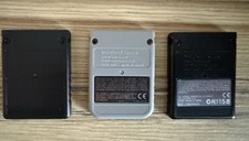 Playstation Memory Cards x3