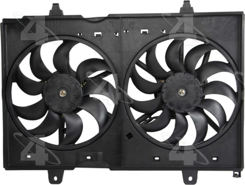 Dual Radiator and Condenser Fan fits 2008-2015 Nissan Rogue Rogue Select  FOUR S - Image 2 of 4