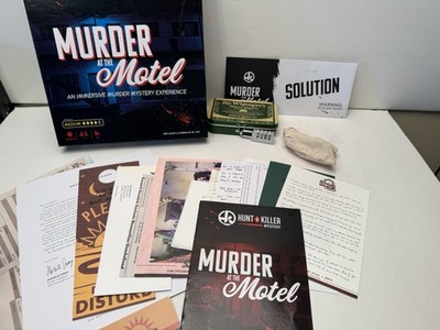 Hunt A Killer Murder at The Motel Mystery Game Open Box 