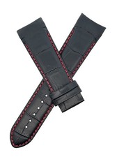 Tissot 23mm x 20mm Black Alligator Leather Band Strap