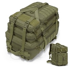 45L Military Tactical Backpack Molle Waterproof Army Rucksack Assault Pack Bag